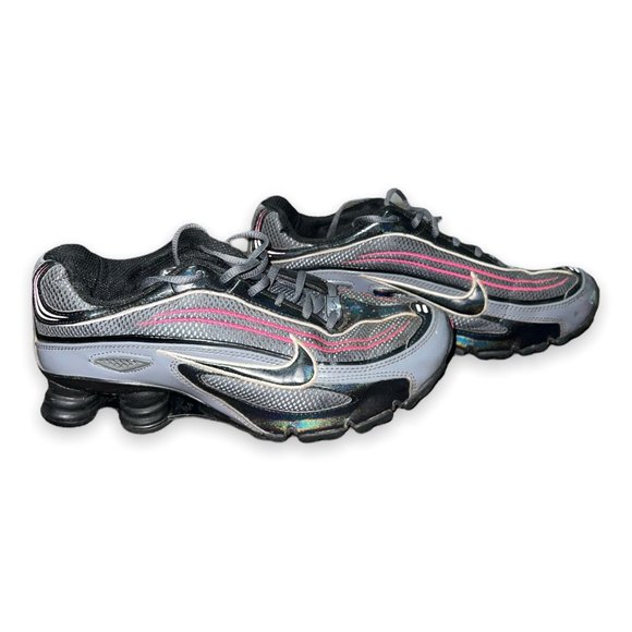 Nike Shox M1 Holographic 2008 Gray Black Pink Women’s Sz 9, 40.5EU (347771-003) - Picture 1 of 5